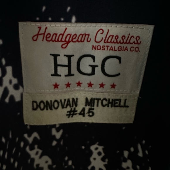 NWT 6XL Donovan Mitchell Headgear Classics Embroider Brewster Academy HS Jersey - Picture 7 of 8